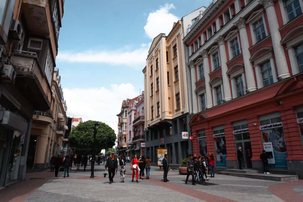 plovdiv main street glavnata