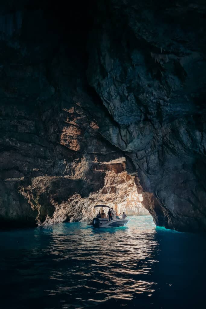kotor bay boat tour to the blue cave