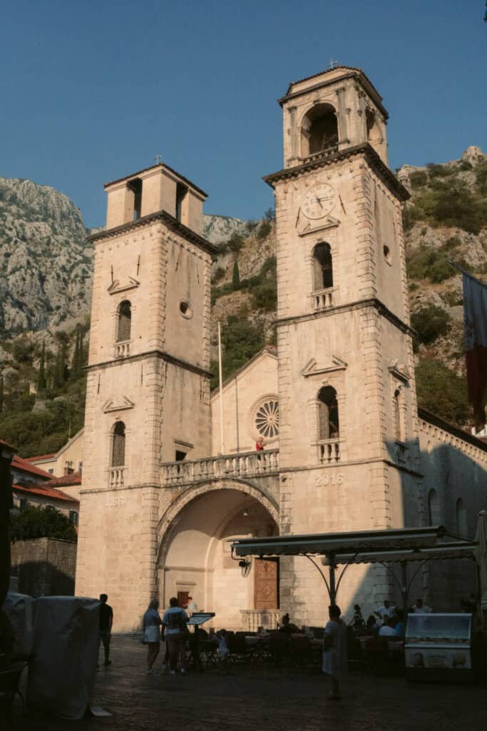 visiting the cathedral of kotor