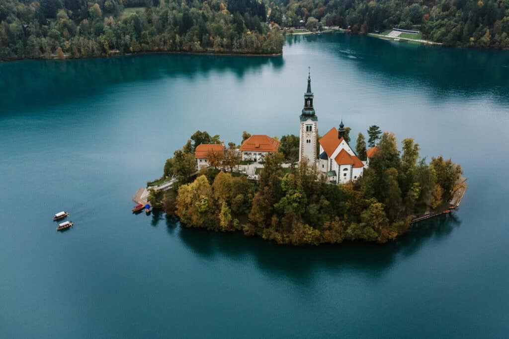 bled island in slovenia