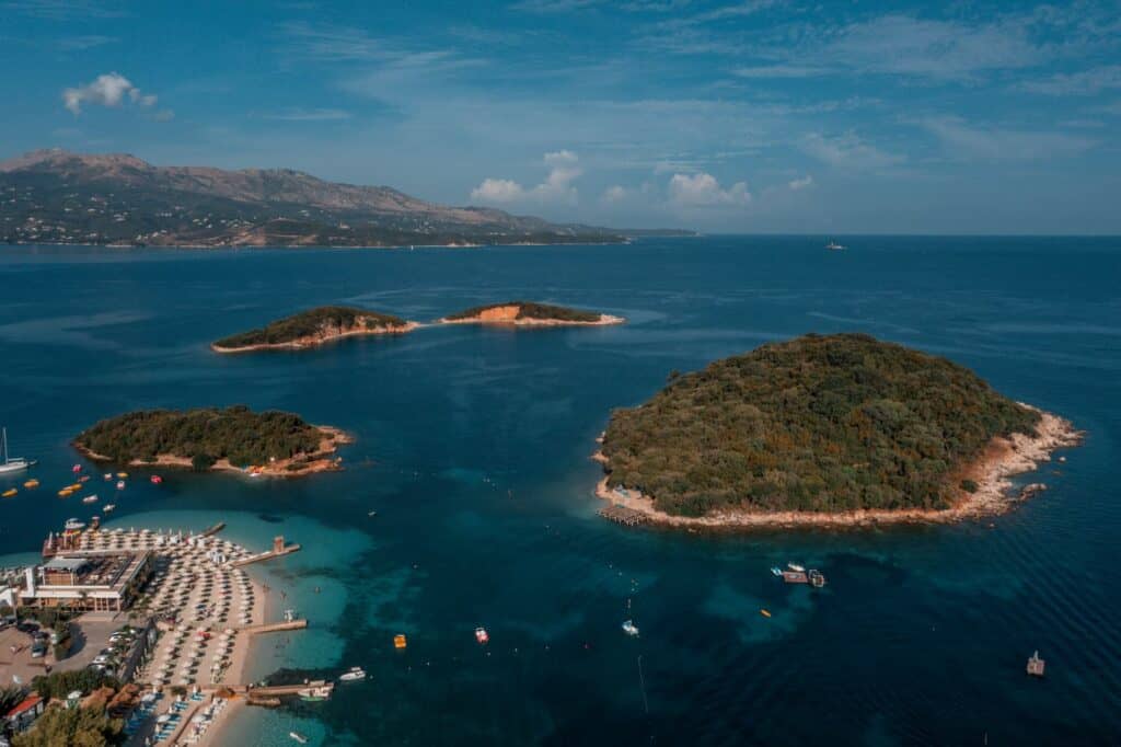 ksamil beach albania