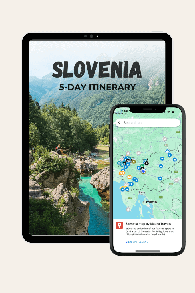 5 day slovenia itinerary + map