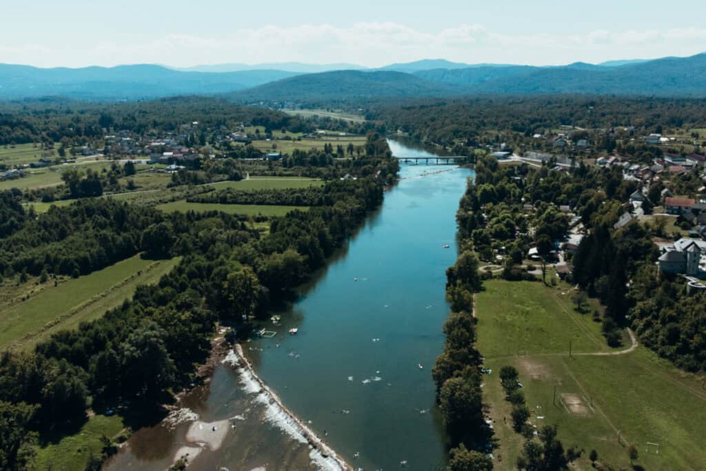 kolpa river in slovenia