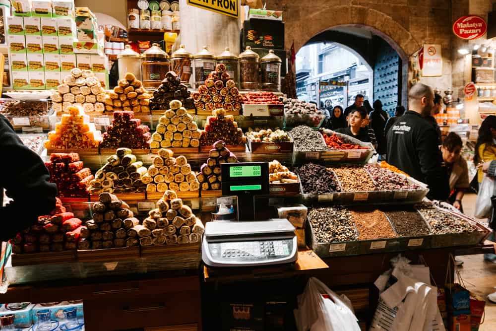 Egyptian spice market in Istanbul