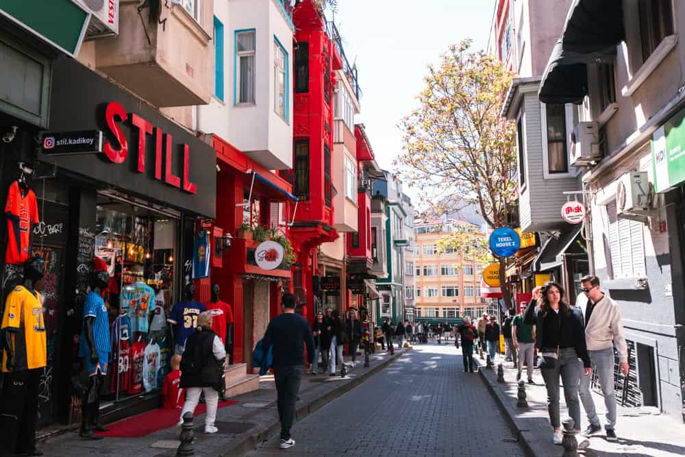 Moda neighborhood in Kadıköy Istanbul