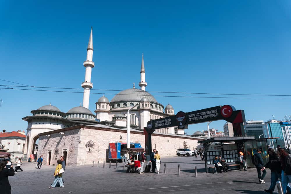 Taksim square in Istanbul