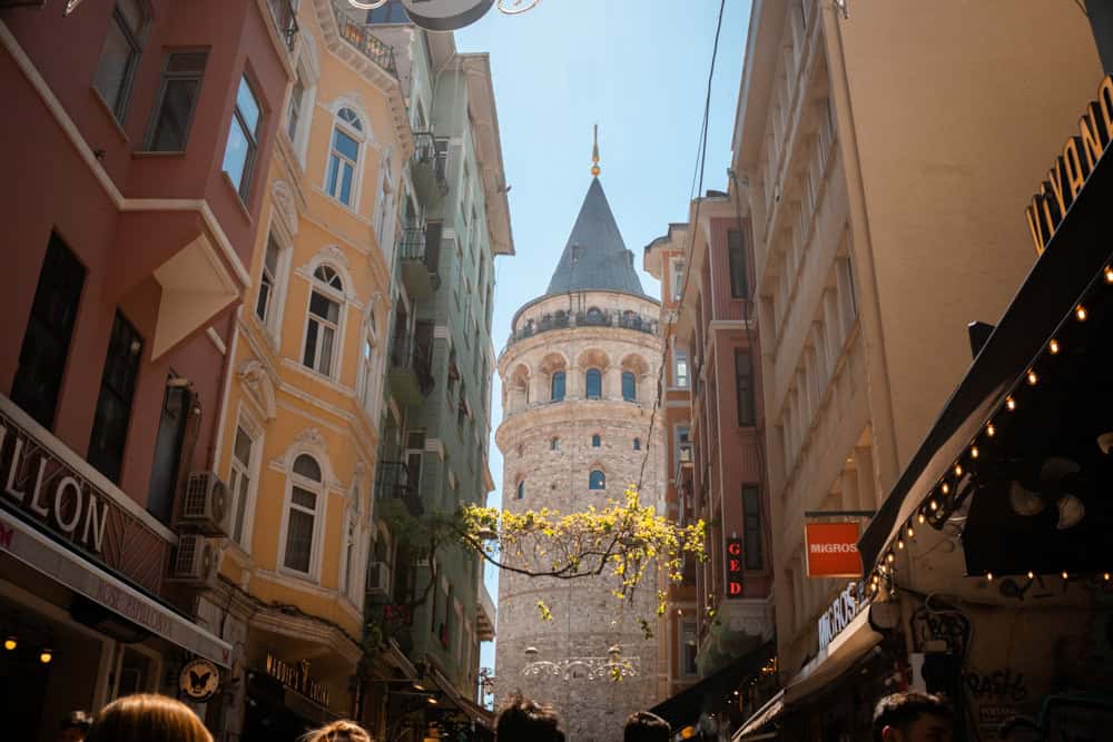 torre de galata em istambul